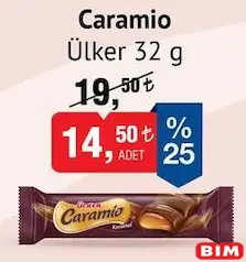 ÜLKER CARAMİO ÇİKOLATA 32 G